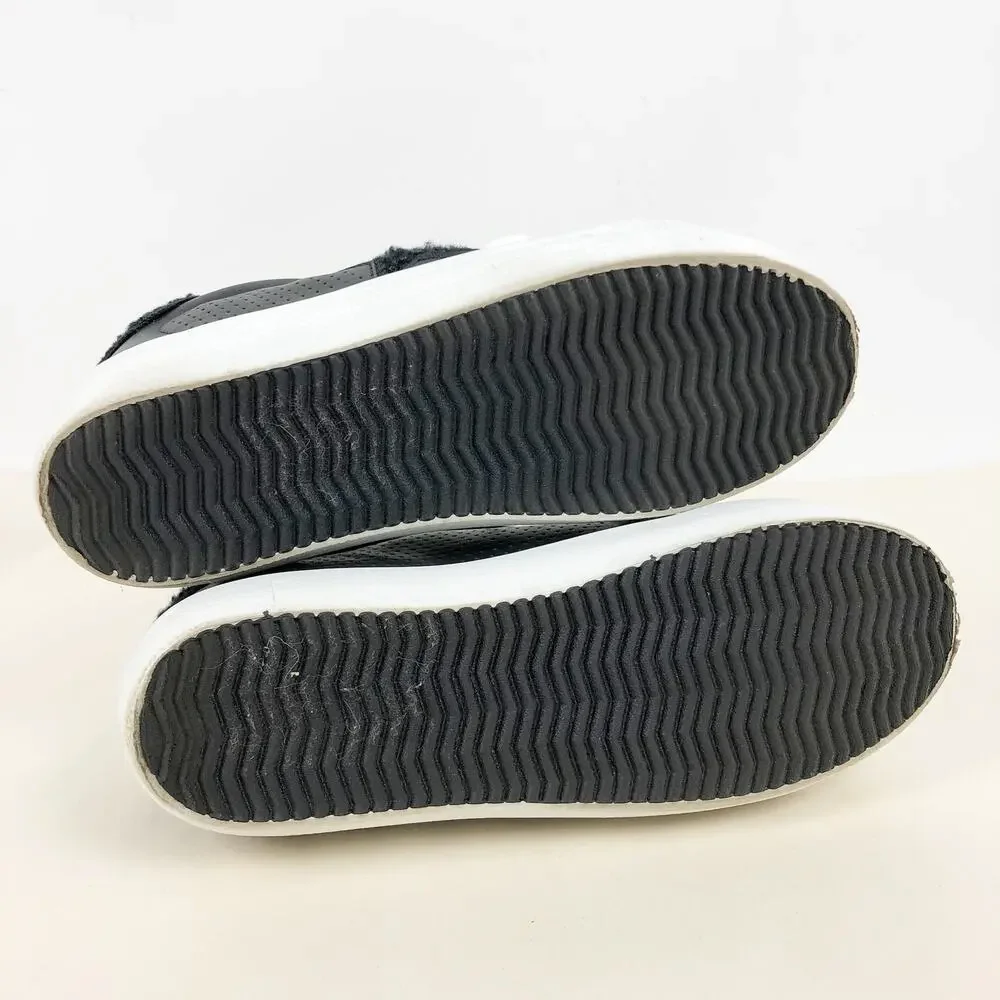 Steve Madden Womens Stare Sneakers Size 6 Black Round Toe Low Top Lace-Up Shoes